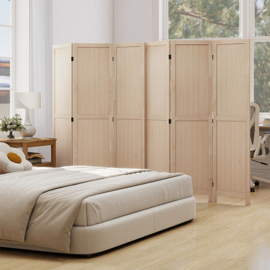 3 Panel Folding Room Divider for Home Office Bedroom Restaurant-Beige W2B