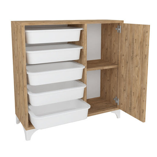 Buffet Cabinet Sideboard with Storage and Removable Drawers W2B