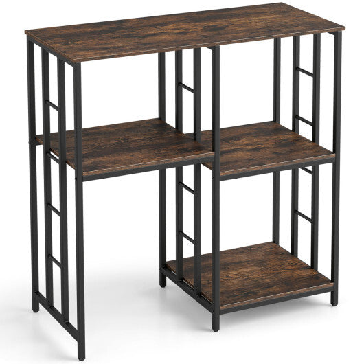 4-Tier Heavy-Duty Kitchen Baker's Rack-Brown W2B