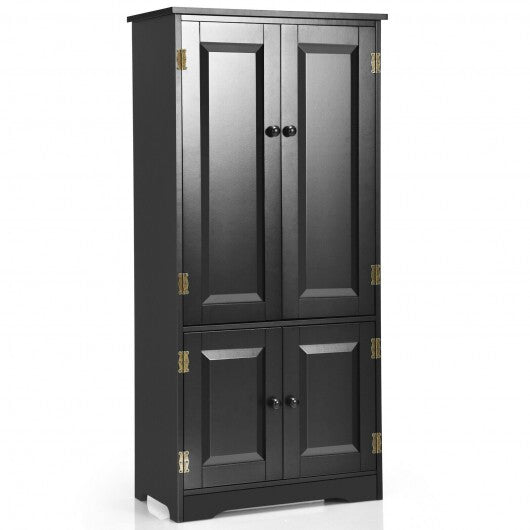 Accent Storage Cabinet Adjustable Shelves-Black W2B