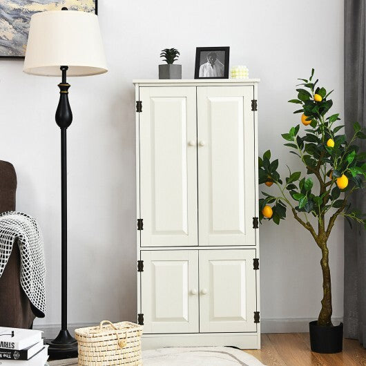 Accent Storage Cabinet Adjustable Shelves-Black W2B