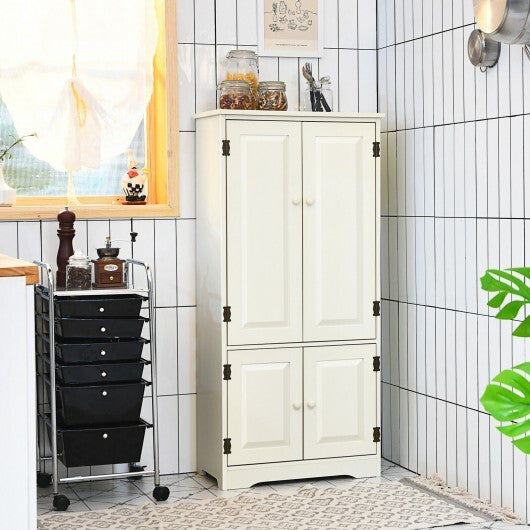 Accent Storage Cabinet Adjustable Shelves-Black W2B