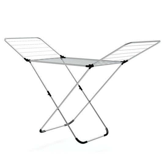 Folding Clothes Drying Rack with Adjustable Wings for Indoor and Outdoor Use W2B