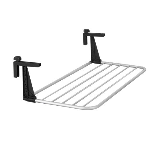 Portable Clothes Drying Rack Aluminum Towel Rack with Adjustable and Foldable Brackets W2B