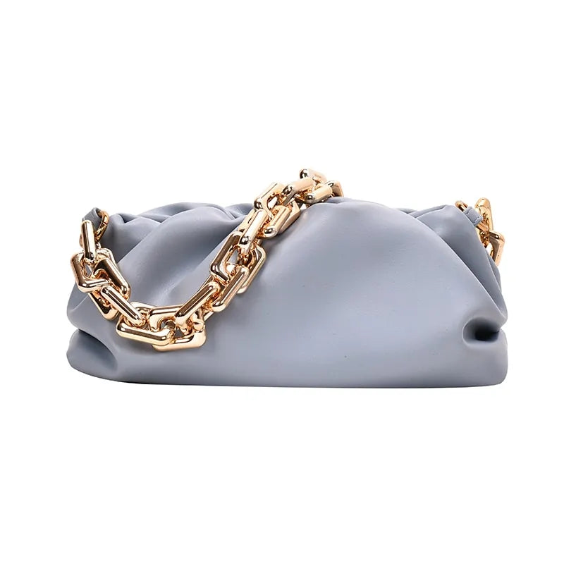 Soft Leather Cloud Bag: Women's Single Shoulder Purse