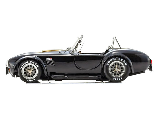 Shelby Cobra 427 S/C Black with Gold Stripes 1/18 Diecast Model Car by Kyosho Kyosho