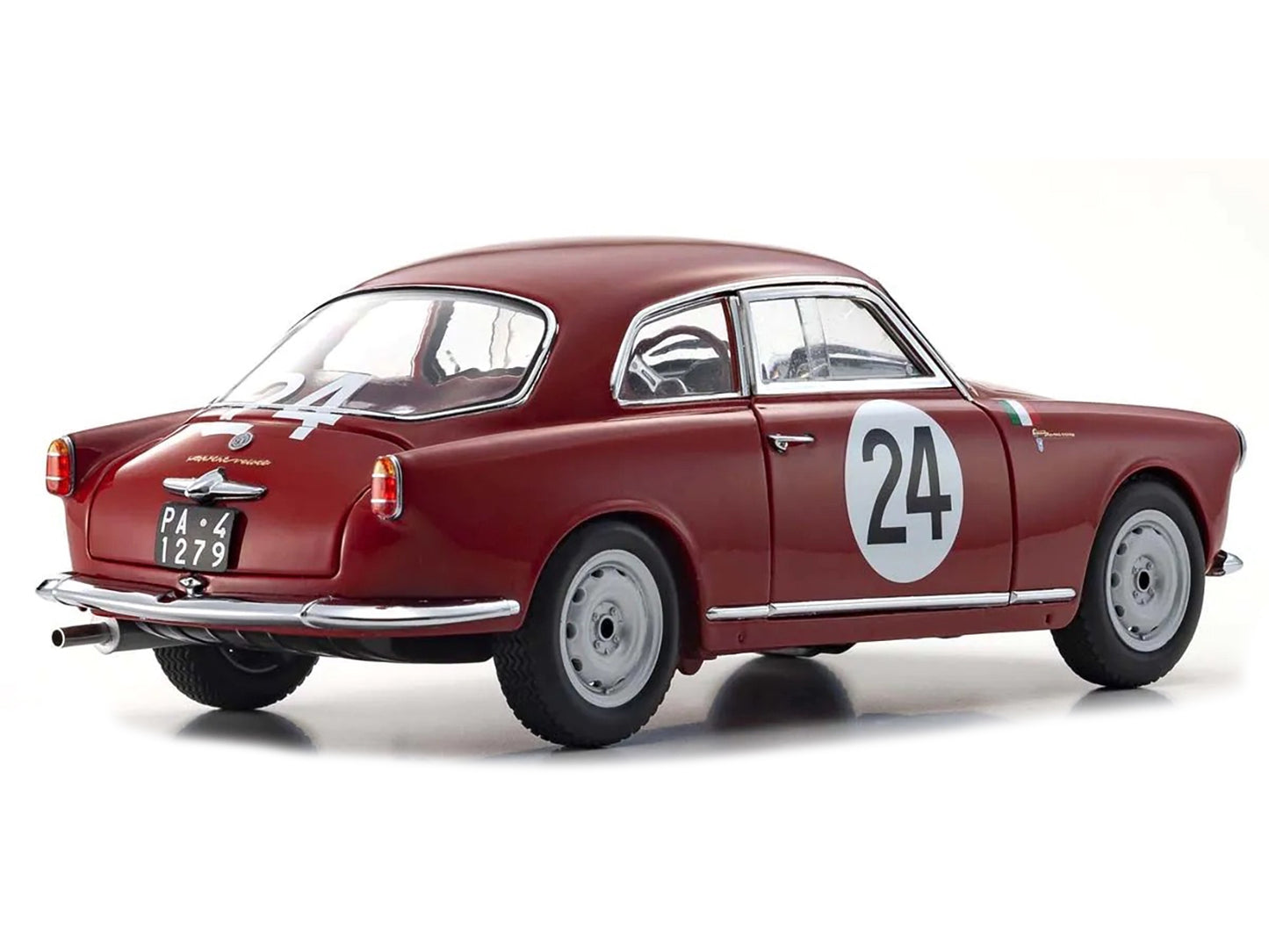 Alfa Romeo Giulietta SV #24 Nini Todaro - Nessuno GT1.3 Class Winner "Targa Florio" (1958) 1/18 Diecast Model Car by Kyosho