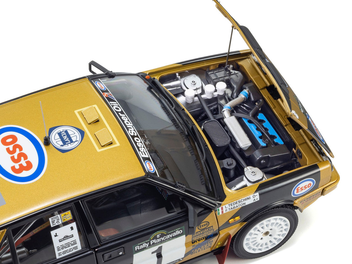 Lancia Delta HF 4WD #1 Fabrizio Tabaton - Luciano Tedeschini Winner "Rally Piancavallo" (1987) 1/18 Diecast Model Car by Kyosho-3