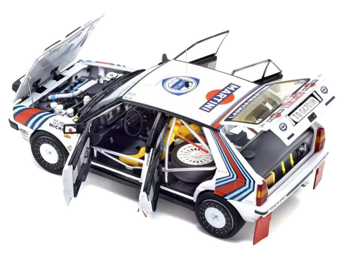 Lancia Delta HF 4WD #3 Bruno Saby - Jean-Francois Fauchille "Martini Racing" Winner "Rally Monte Carlo" (1988) 1/18 Diecast Model Car by Kyosho-2