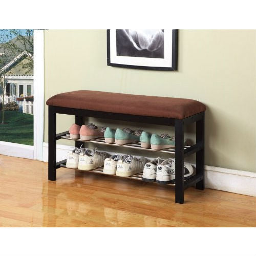 Hallway Entry Bedroom Storage Bench Shoe Rack Organizer FastFurnishings