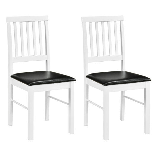 Dining Chairs Set of 2 Modern Mid Century Dining Room Chairs-White W2B