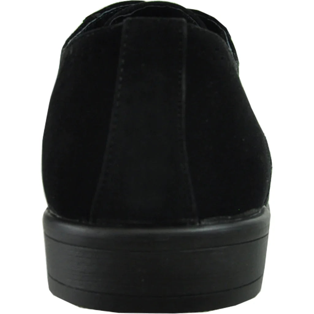 BRAVO Men Dress Shoe KING-3 Wingtip Oxford Shoe Black Tux-USA