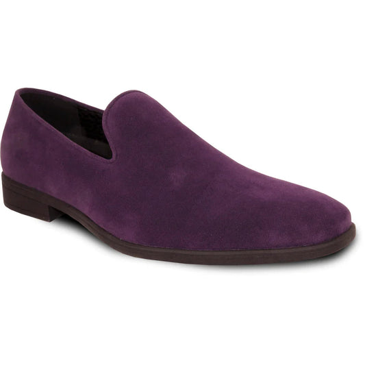 "Chelsea" Purple Suede Tuxedo Shoes Tux-USA