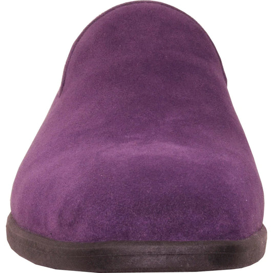 "Chelsea" Purple Suede Tuxedo Shoes Tux-USA