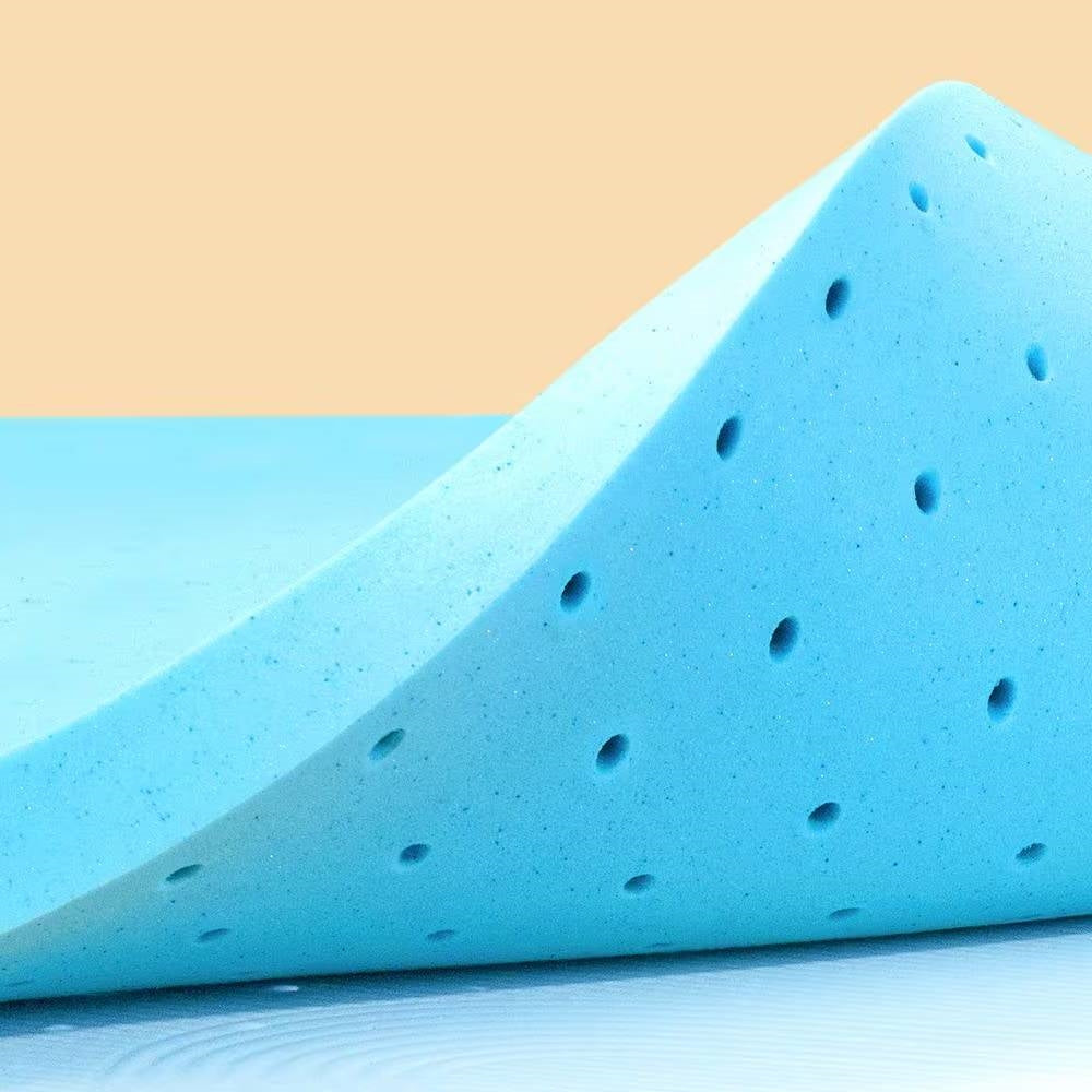 King size 3-inch Thick High Density Memory Foam Mattress Topper FastFurnishings
