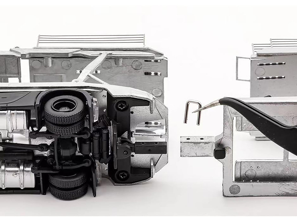 Mercedes-Benz Actros Auto Transporter White 1/64 Diecast Model by GCD GCD