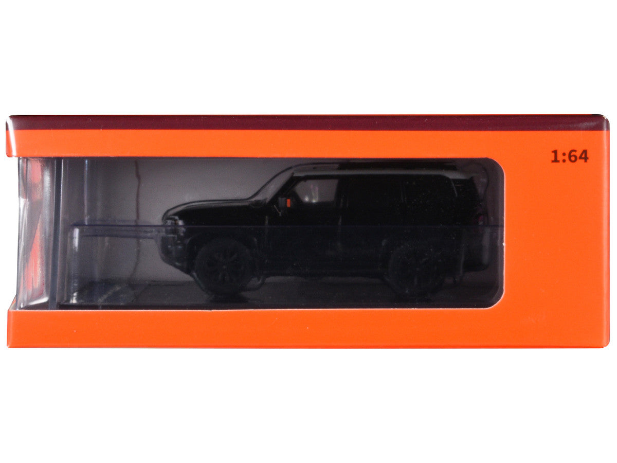 Toyota Land Cruiser Prado 250 Black with White Top 1/64 Diecast Model Car by GCD GCD