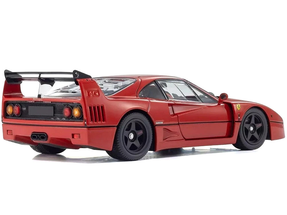 Ferrari F40 Light Weight LM Wing Red 1/18 Diecast Model Car by Kyosho-3