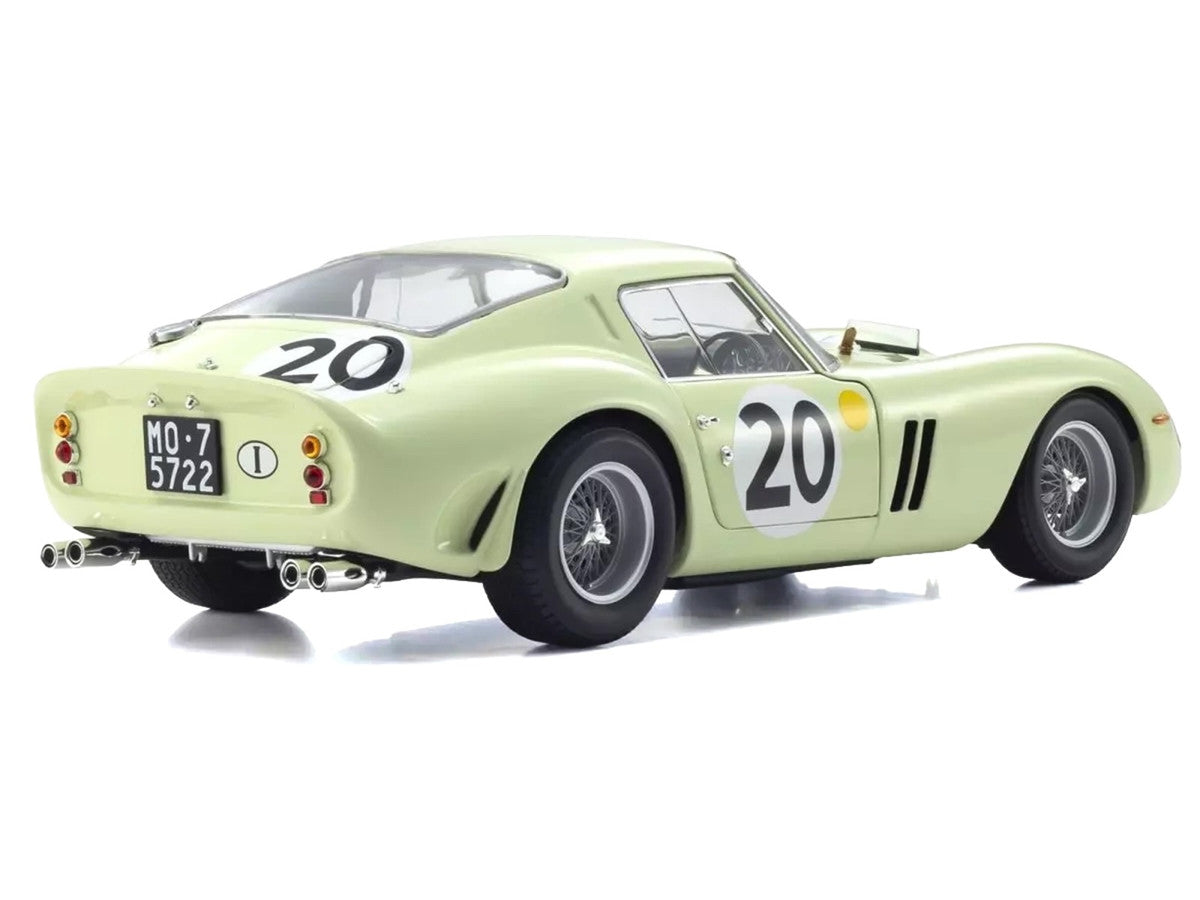 Ferrari 250 GTO #20 Innes Ireland - Masten Gregory "24 Hours of Le Mans" (1962) 1/18 Diecast Model Car by Kyosho Kyosho