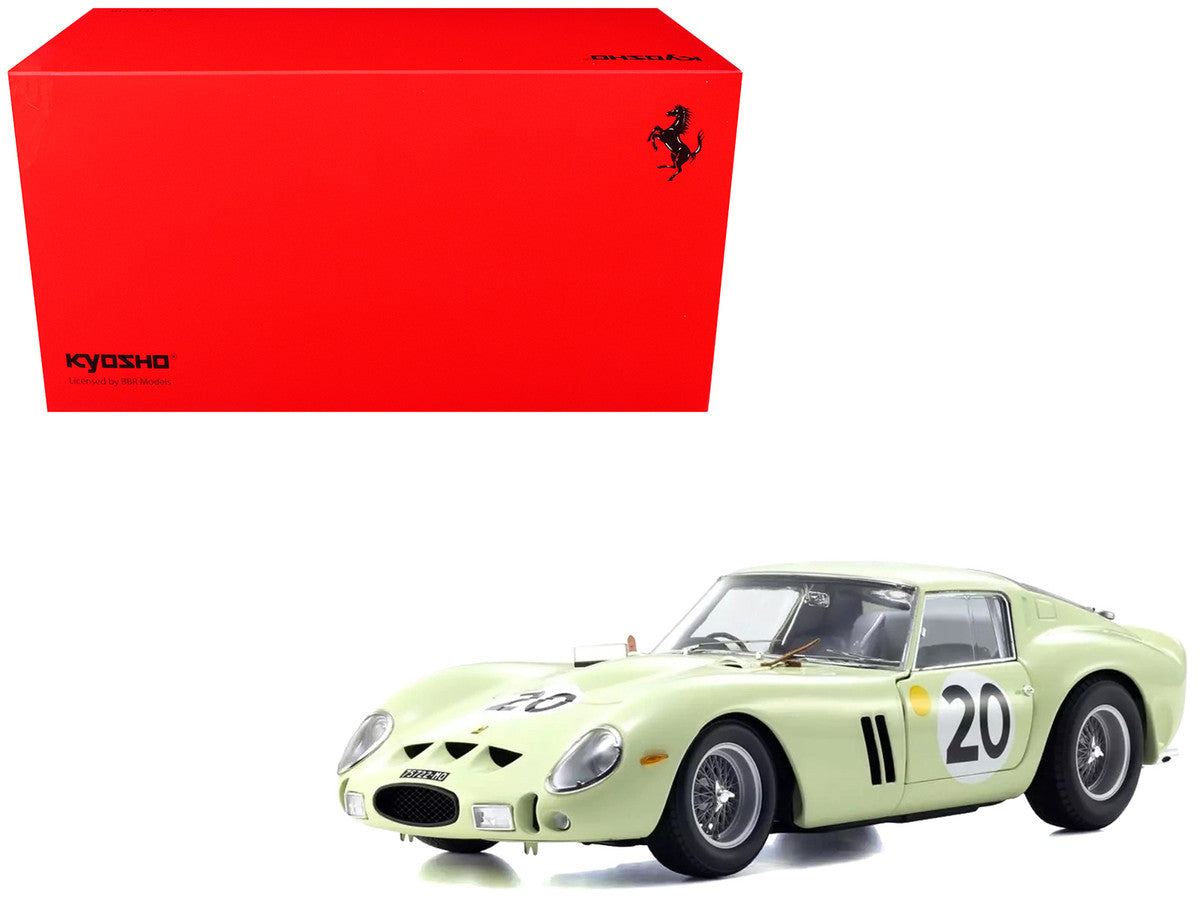 Ferrari 250 GTO #20 Innes Ireland - Masten Gregory "24 Hours of Le Mans" (1962) 1/18 Diecast Model Car by Kyosho Kyosho