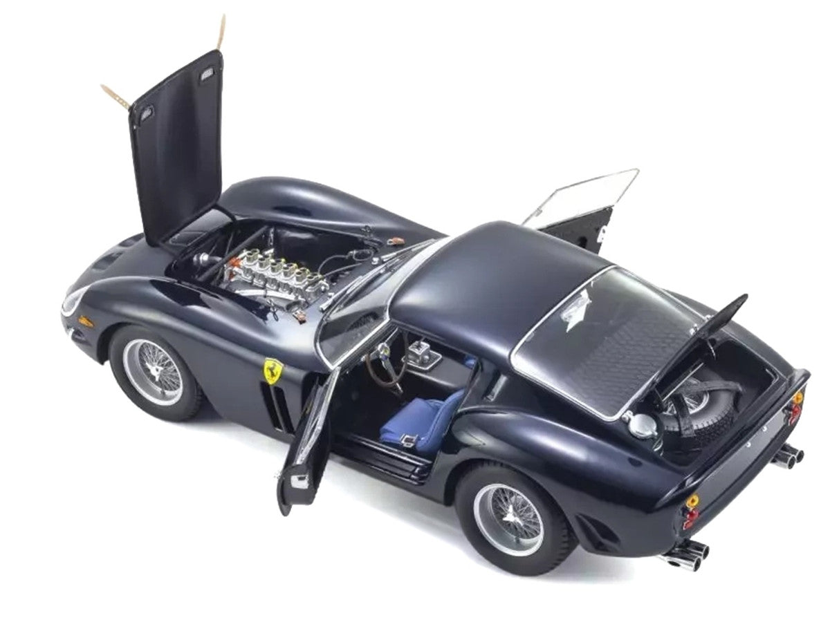 Ferrari 250 GTO Dark Blue Metallic 1/18 Diecast Model Car by Kyosho Kyosho