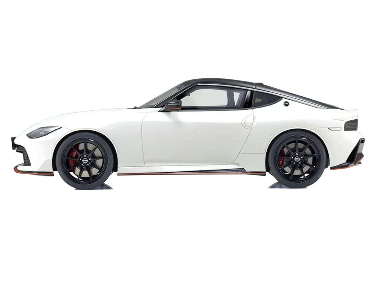 Nissan Fairlady Z NISMO RHD (Right Hand Drive) White with Black Top 1/18 Model Car by Kyosho Kyosho