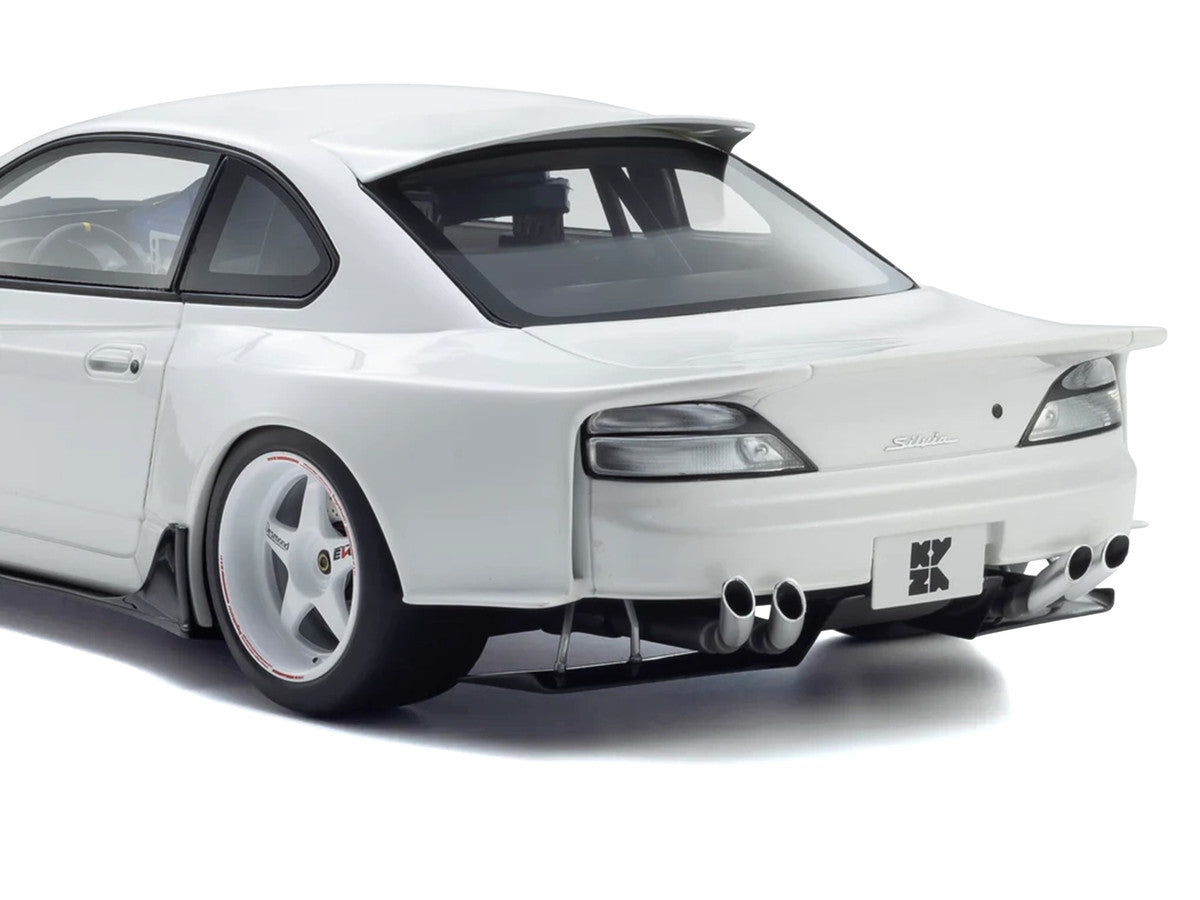 Nissan Silvia (S15) "Khyzyl Saleem" White 1/18 Model Car by Kyosho Kyosho