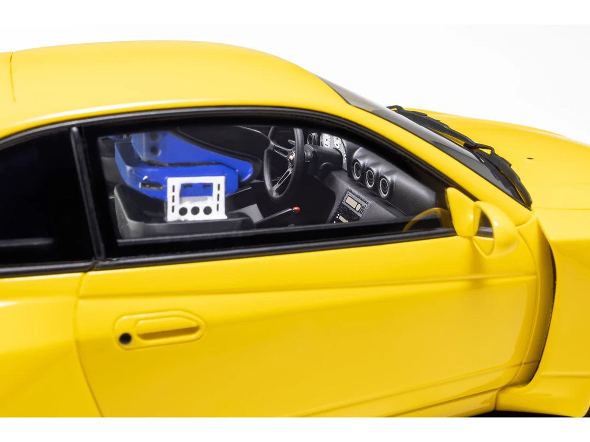 Nissan Silvia (S15) "Khyzyl Saleem" Yellow 1/18 Model Car by Kyosho Kyosho