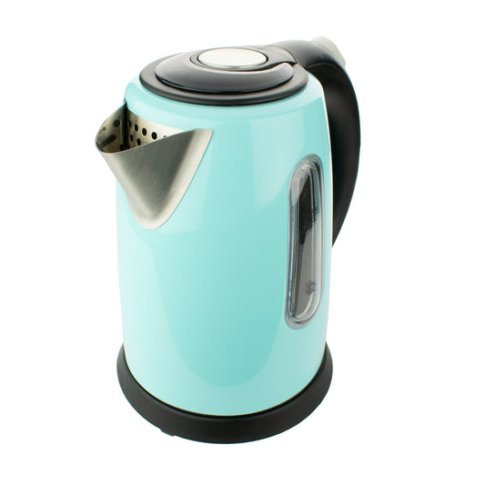 Brentwood 1 Liter Stainless Steel Cordless Electric Kettle in Blue W2B