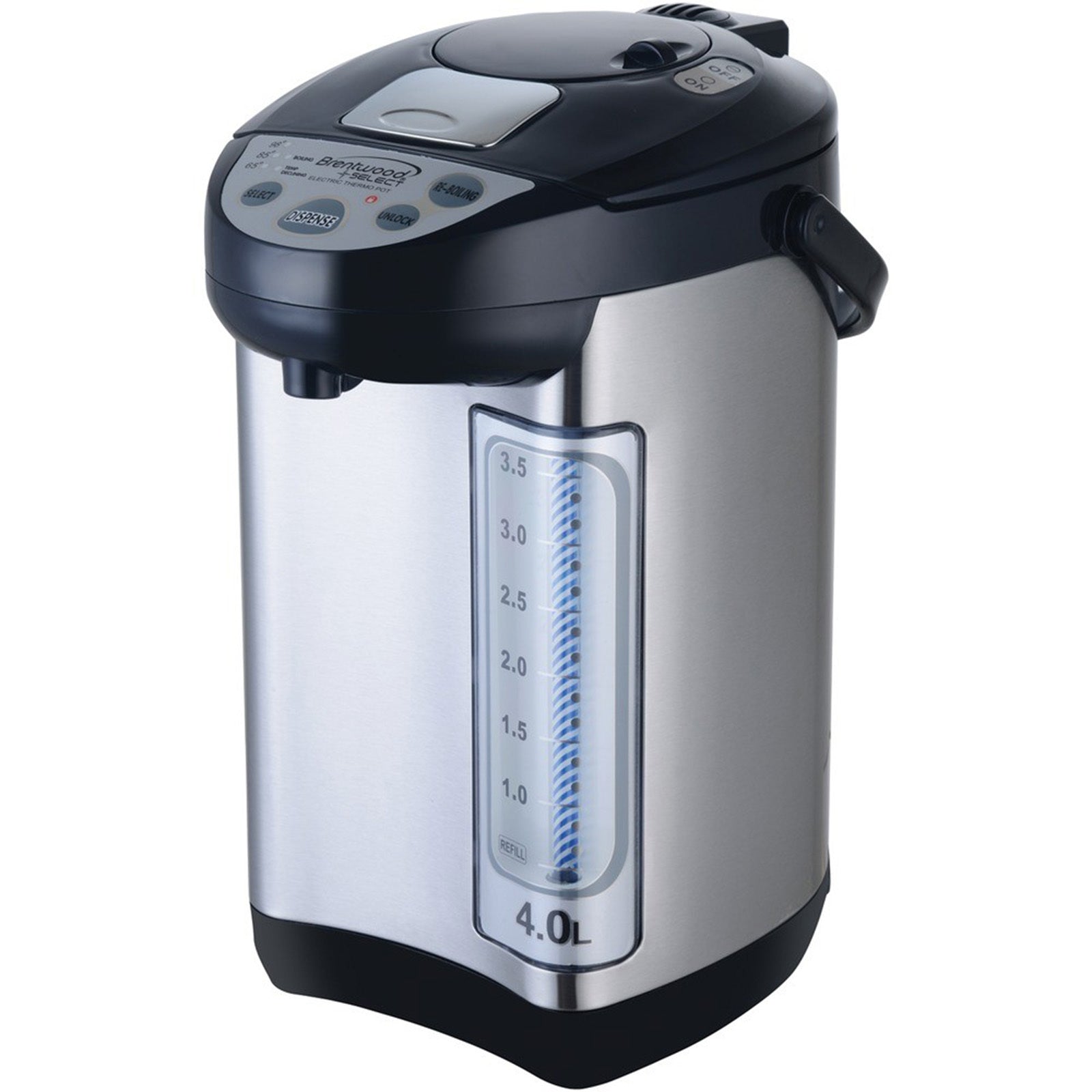 Brentwood Select 4-Liter Electric Instant Hot Water Dispenser, Stainless Steel W2B