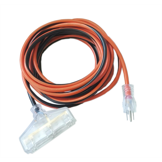 K Tool International 25 ft 14/3 Triple Tap Cord W2B