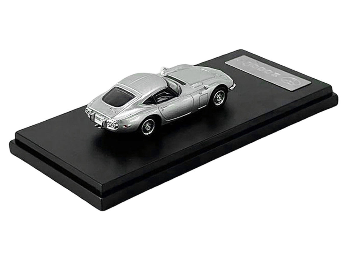 Toyota 2000GT RHD (Right Hand Drive) Silver Metallic 1/64 Diecast Model Car by LCD Models LCD Models