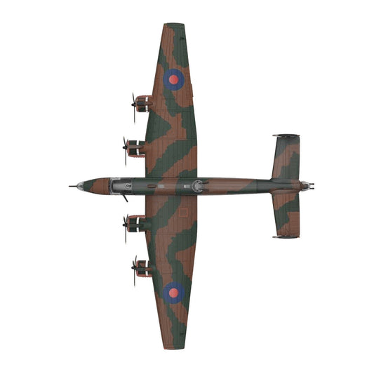 Handley Page Halifax B.MK III Bomber Aircraft "No. 158 Squadron RAF Lissett Yorkshire" Royal Air Force (1944) "Planes of World War II" Series 1/144 Diecast Model Airplane by Luppa Luppa