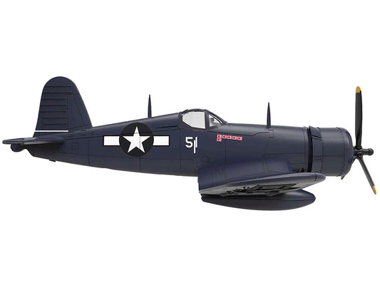 Vought F4U-1D Corsair Fighter Aircraft "Robert Wade VMF-323 Death Rattlers Yontan Airfield Okinawa" (1945) United States Marine Corps "Planes of World War II" Series 1/72 Diecast Model Airplane by Luppa Luppa