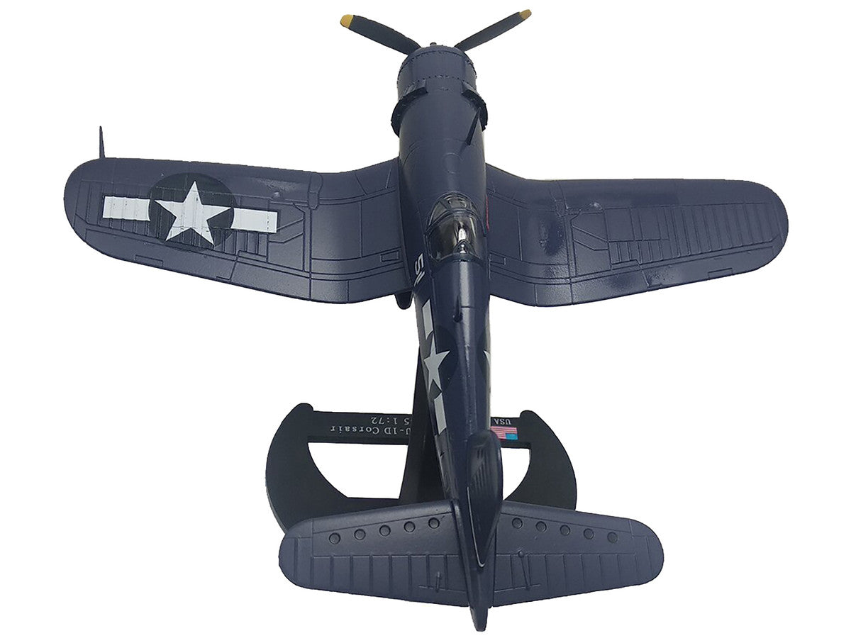 Vought F4U-1D Corsair Fighter Aircraft "Robert Wade VMF-323 Death Rattlers Yontan Airfield Okinawa" (1945) United States Marine Corps "Planes of World War II" Series 1/72 Diecast Model Airplane by Luppa Luppa