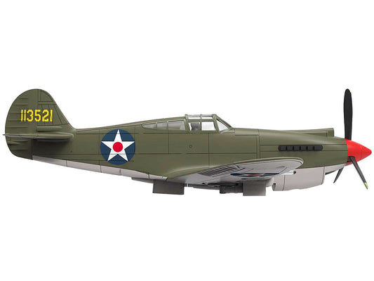 Curtiss P-40B Warhawk Aircraft "Hawaii" (1945) United States Army Air Forces "Planes of World War II" Series 1/72 Diecast Model Airplane by Luppa Luppa