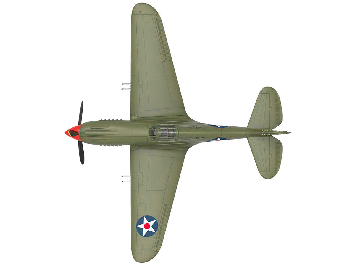 Curtiss P-40B Warhawk Aircraft "Hawaii" (1945) United States Army Air Forces "Planes of World War II" Series 1/72 Diecast Model Airplane by Luppa Luppa