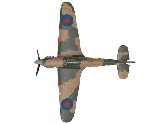 Hawker Hurricane Mk.IIB Aircraft "No. 134 Squadron 151 Wing Vaenga USSR" (1941) British Royal Air Force "Planes of World War II" Series 1/72 Diecast Model Airplane by Luppa Luppa