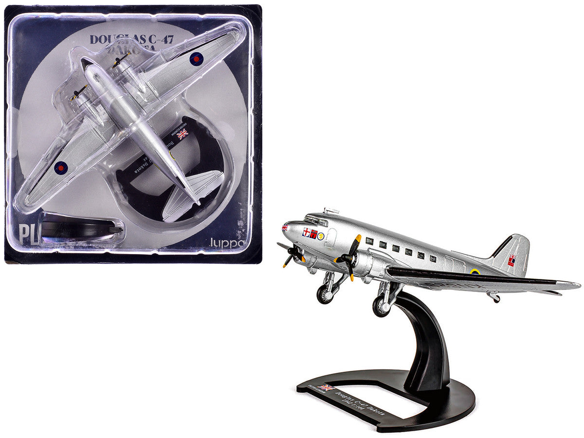 Douglas C-47 Dakota Transport Aircraft "Field Marshal Montgomery No. 24 Squadron" Royal Air Force (1945) "Planes of World War II" Series 1/144 Diecast Model Airplane by Luppa Luppa