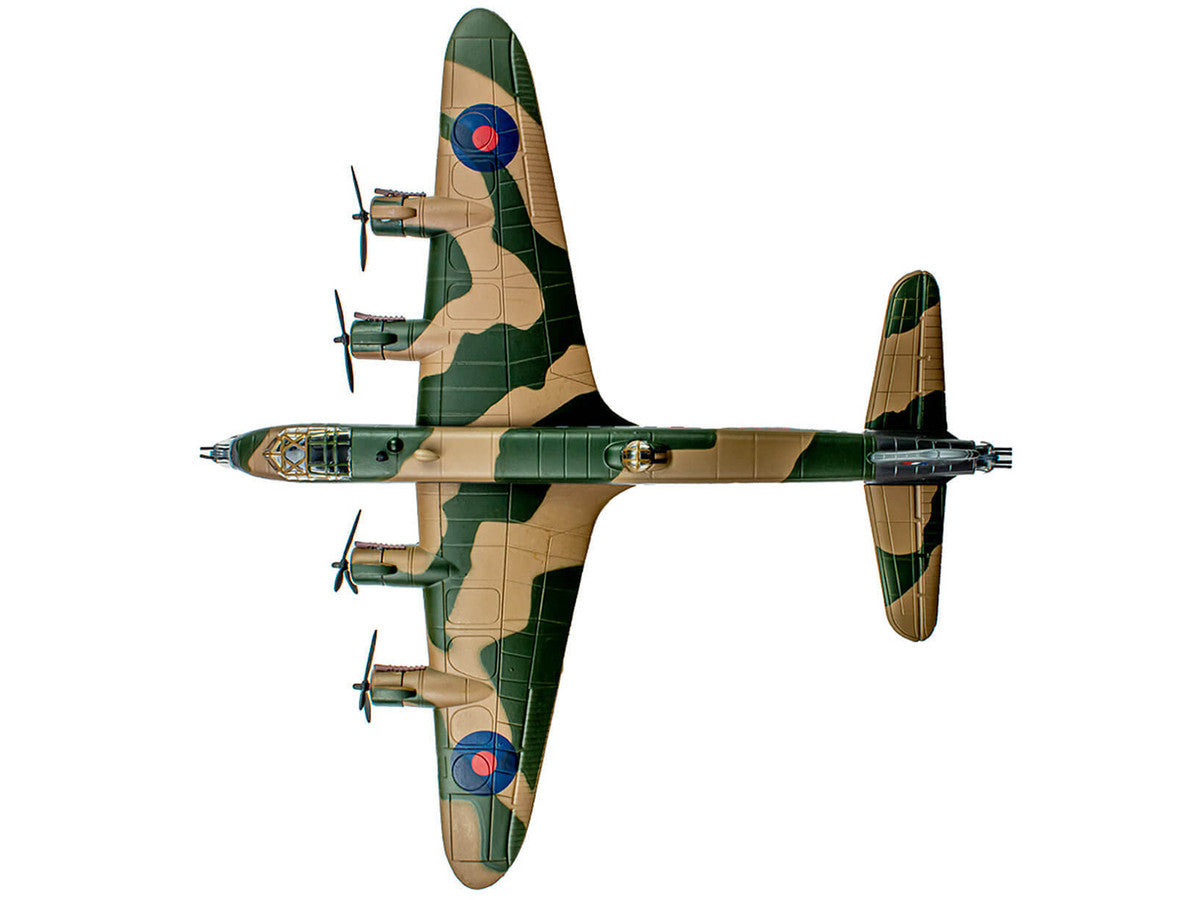 Short Stirling Mk.III Aircraft "Jolly Roger No. 199 Squadron 100 Group" (1943) British Royal Air Force "Planes of World War II" Series 1/144 Diecast Model Airplane by Luppa Luppa