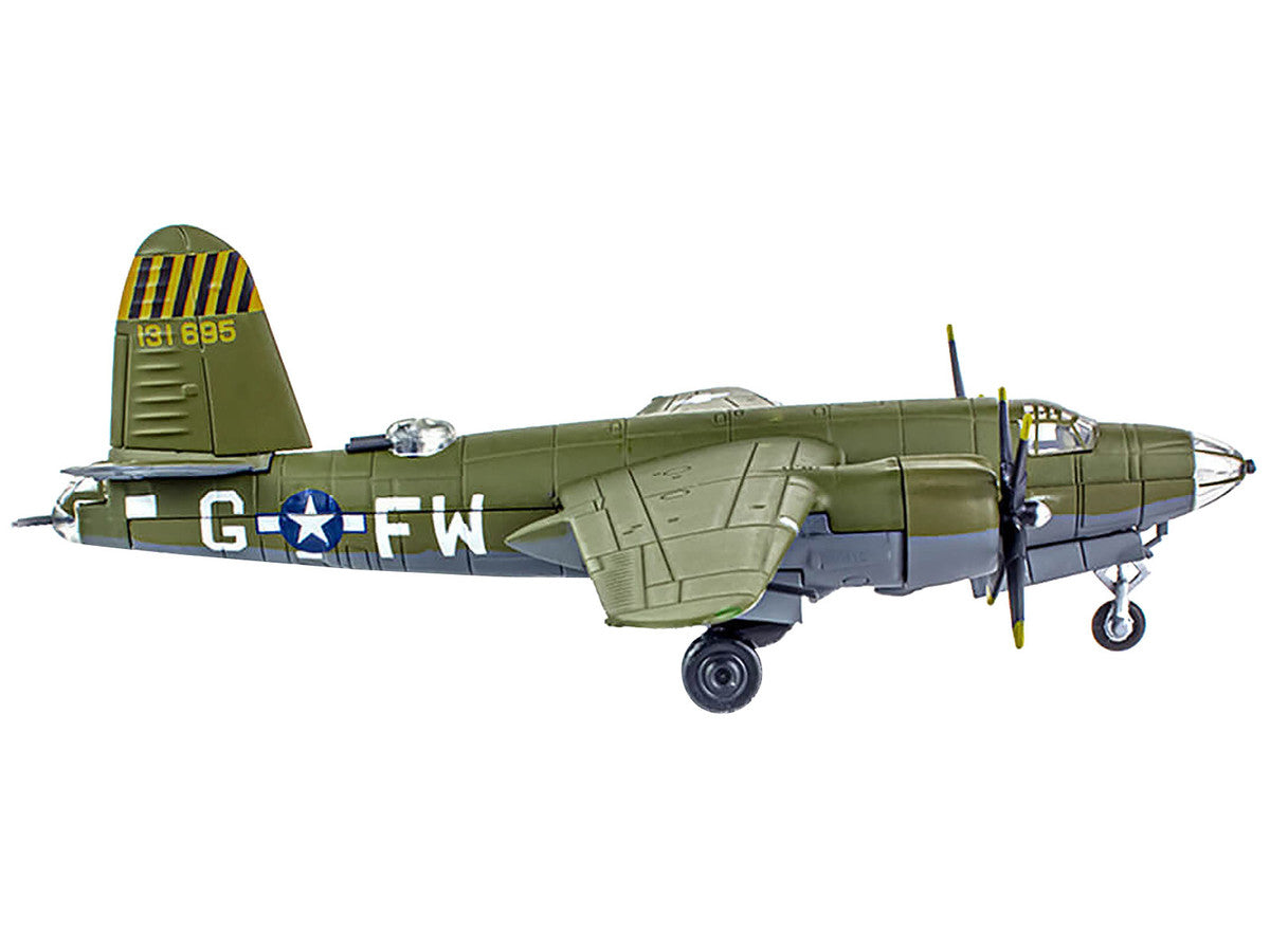 Martin B-26B Marauder Bomber Aircraft "QQQQ 556th Bomb Squadron 387th Bomb Group" United States Army Air Forces (1943) "Planes of World War II" Series 1/144 Diecast Model Airplane by Luppa Luppa