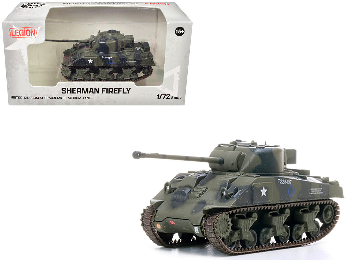 Sherman Firefly Mk.VC Medium Tank "Polish 1st Armoured Division Black Devils Battle of Falaise France" (1944) Polish Armed Forces in the West 1/72 Diecast Model by Legion Legion