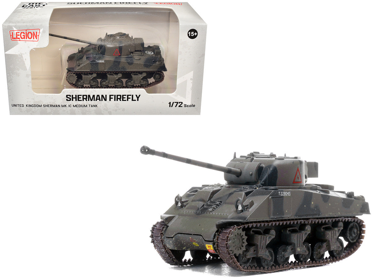 Sherman Firefly Mk.VC Medium Tank "A Squadron 4th/7th Royal Dragoon Guards 8th Armoured Brigade Normandy" (1944) British Army 1/72 Diecast Model by Legion Legion