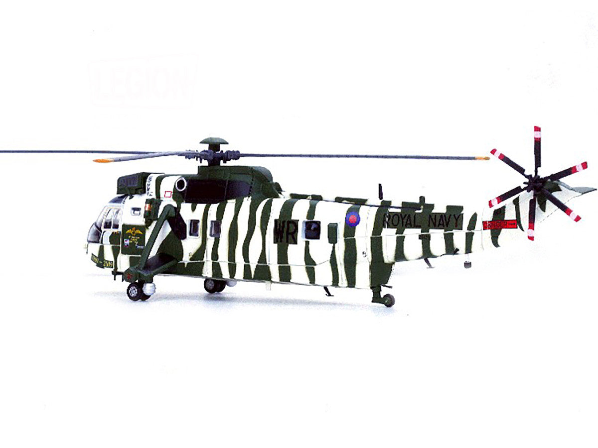 Westland Sea King HC.4 Helicopter "40th Anniversary Livery 848 Naval Air Squadron Commando Helicopter Force Royal Naval Air Station Yeovilton Somerset" (2009) British Royal Navy 1/72 Diecast Model by Legion-1