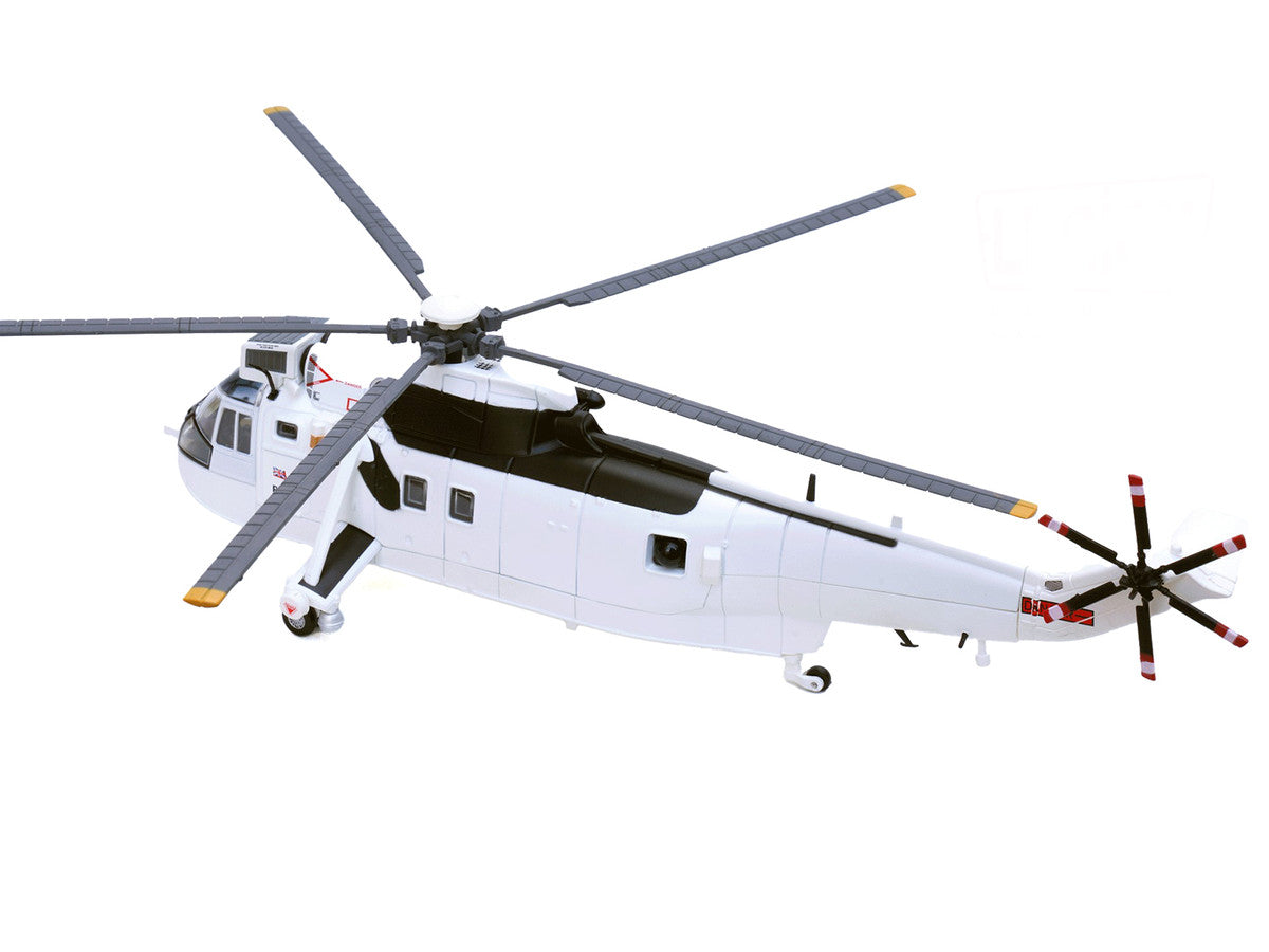 Westland Sea King HC.4 Helicopter "White Livery 845 Naval Air Squadron United Nations Protection Force Bosnia/Croatia" (1995) British Royal Navy 1/72 Diecast Model by Legion-2