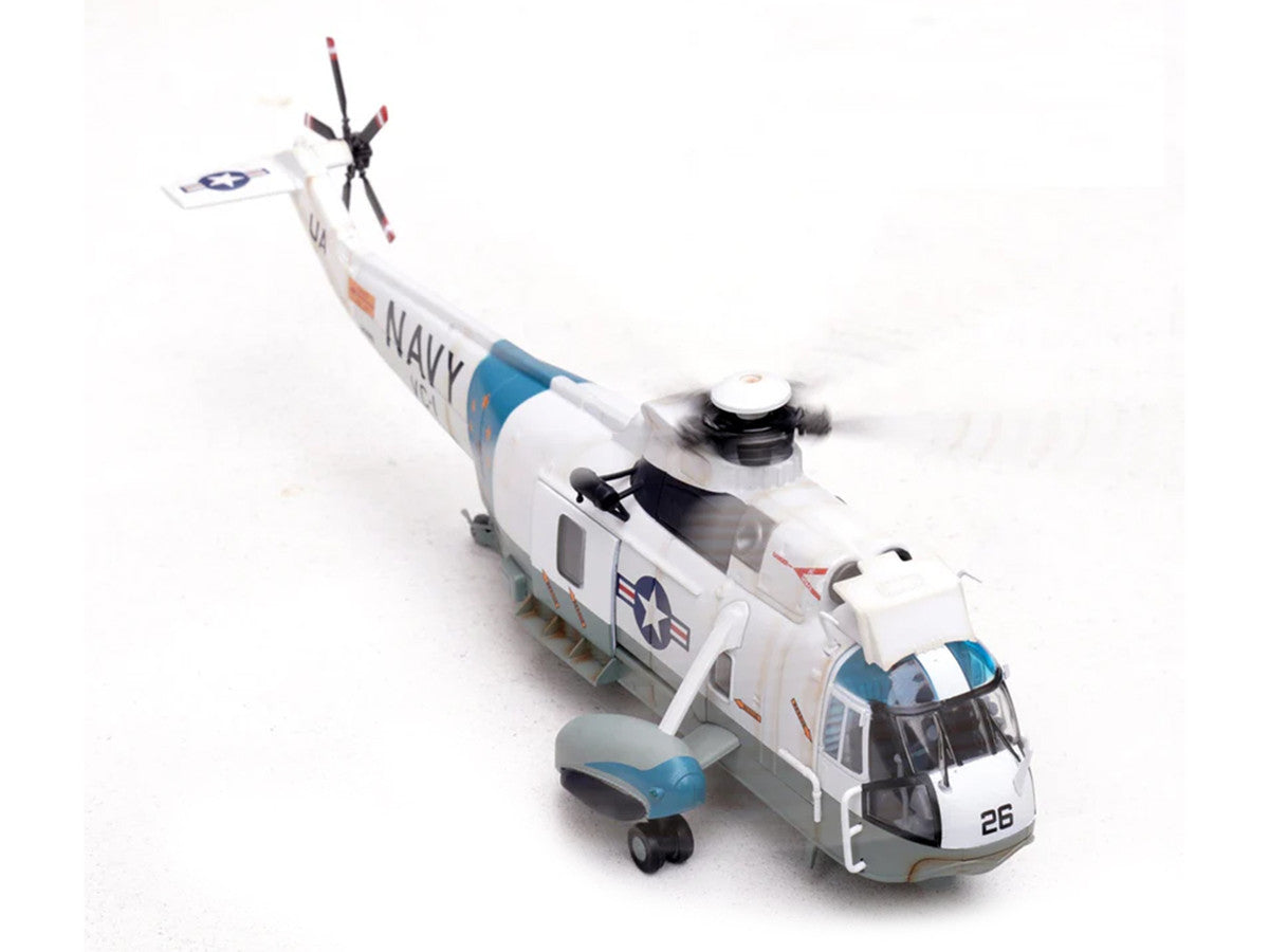 Sikorsky SH-3G Sea King Helicopter "149925/UA 26 Fleet Composite Squadron 1 Blue Alii NAS Barbers Point Hawaii" (1970s) United States Navy 1/72 Diecast Model by Legion-3