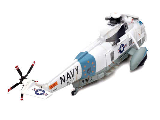 Sikorsky SH-3G Sea King Helicopter "149925/UA 26 Fleet Composite Squadron 1 Blue Alii NAS Barbers Point Hawaii" (1970s) United States Navy 1/72 Diecast Model by Legion Bless Wing