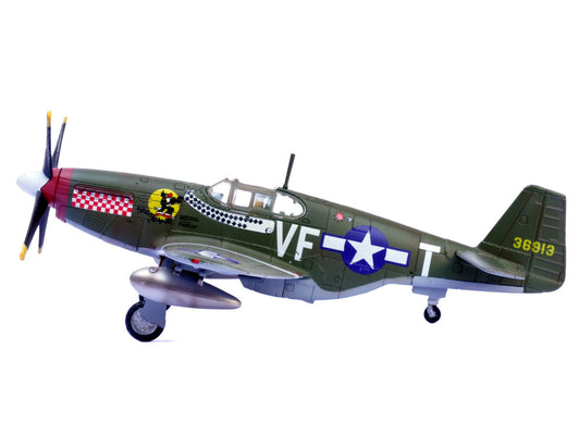 North American P-51B Mustang Aircraft "Shangri-La 336th Fighter Squadron 4th Fighter Group" (1944) United States Army Air Forces 1/72 Diecast Model Airplane by Legion Legion