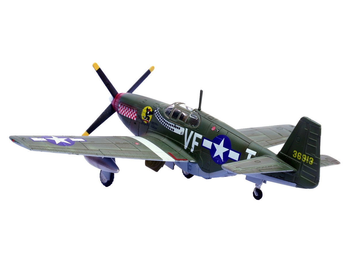 North American P-51B Mustang Aircraft "Shangri-La 336th Fighter Squadron 4th Fighter Group" (1944) United States Army Air Forces 1/72 Diecast Model Airplane by Legion Legion