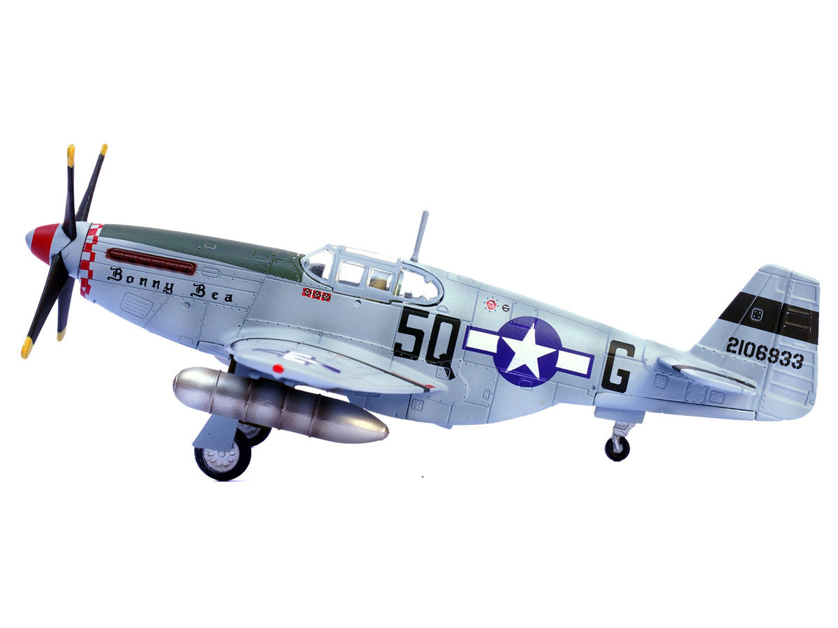 North American P-51B Mustang Aircraft "Bonny Bea 504th Fighter Squadron 339th Fighter Group" (1944) United States Army Air Forces 1/72 Diecast Model Airplane by Legion Legion